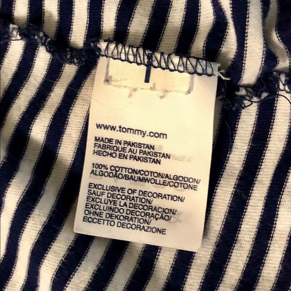 Tommy Hilfiger 3/4 Sleeve Striped Top - Medium - Picture 8 of 11